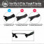 HKUCO Blue+Black Polarized Replacement Lenses for Oakley Flak 2.0 XL Sunglasses